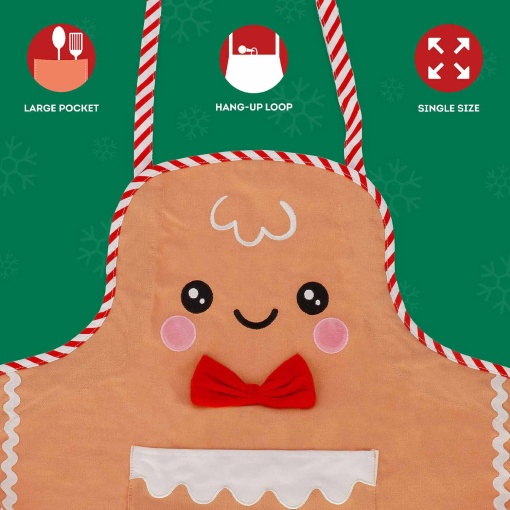 Legami Apron It's Christmas Time Super Chef! Gingerbread Cookie 6