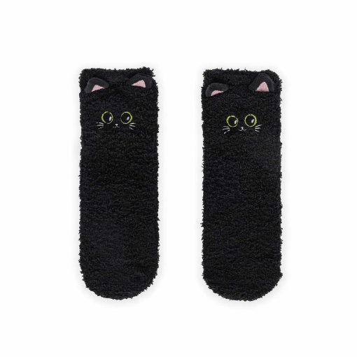 Meias antiderrapantes Legami It's a Match! - gato preto 26-34 17