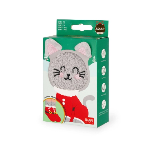 Meias antiderrapantes Legami It's a Match! It's Christmas Time - gato 35-42 9