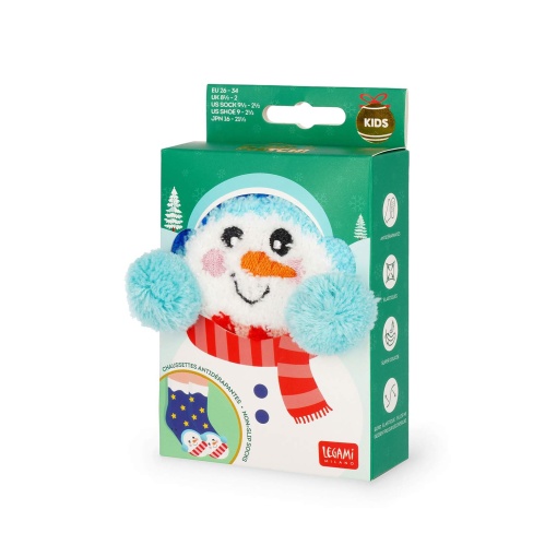 Meias antiderrapantes Legami It's a Match! It's Christmas Time - boneco de neve 26-34 8