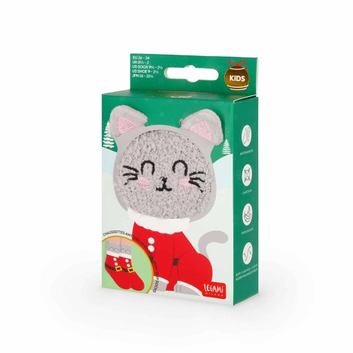 Meias antiderrapantes Legami It's a Match! It's Christmas Time - gato 26-34 9
