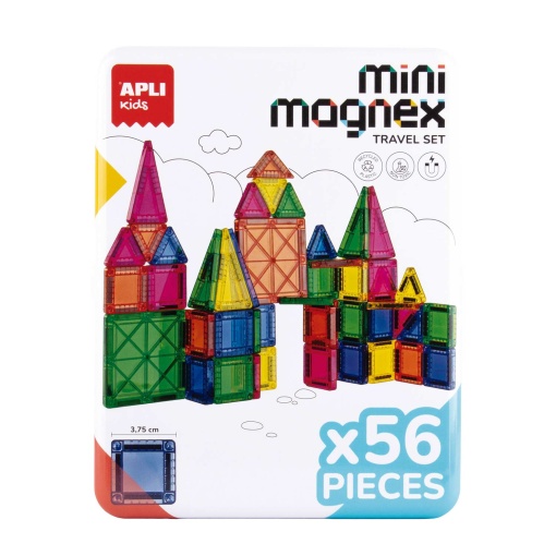 Mini Magnex Travel Set 56 peças Apli Kids