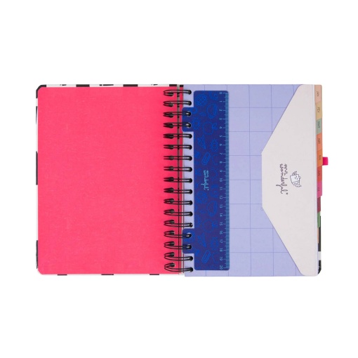 Agenda diária 180x226mm 2027 espiral Mr. Wonderful "Hoje, sem pressa"