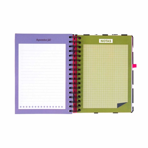Agenda diária 180x226mm 2027 espiral Mr. Wonderful "Hoje, sem pressa"