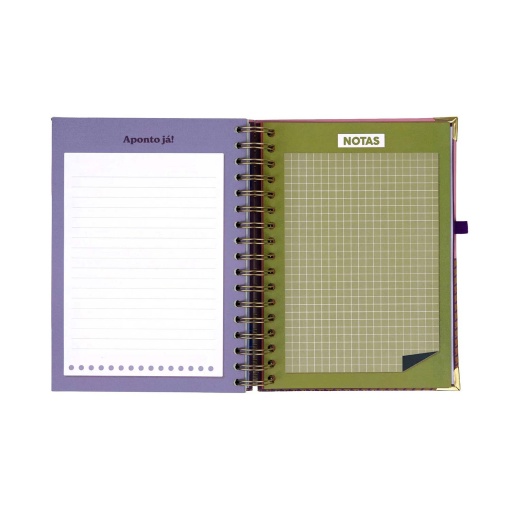 Agenda diária 180x226mm 2027 espiral Mr. Wonderful "Organizada, mais ou menos"