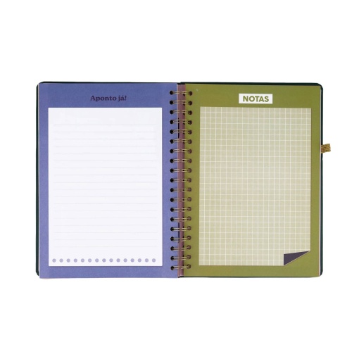 Agenda semanal 205x260mm 2027 espiral Mr. Wonderful "Em movimento"