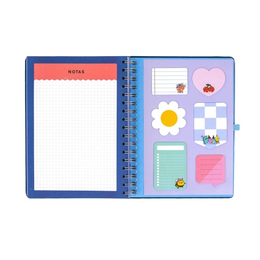 Agenda semanal 180x226mm 2027 espiral Mr. Wonderful "Plano para hoje, histórias para amanhã"