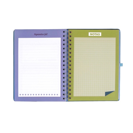Agenda semanal 180x226mm 2027 espiral Mr. Wonderful "Plano para hoje, histórias para amanhã"