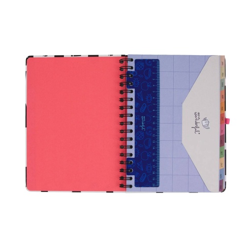Agenda semanal 180x226mm 2027 con encuadernación en espiral Mr. Wonderful "Organizado, más o menos"
