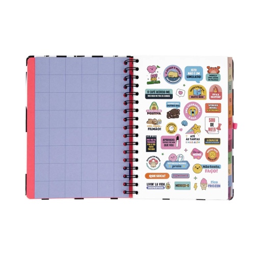 Agenda semanal 180x226mm 2027 con encuadernación en espiral Mr. Wonderful "Organizado, más o menos"