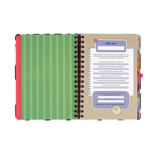 Agenda semanal 180x226mm 2027 con encuadernación en espiral Mr. Wonderful "Organizado, más o menos"