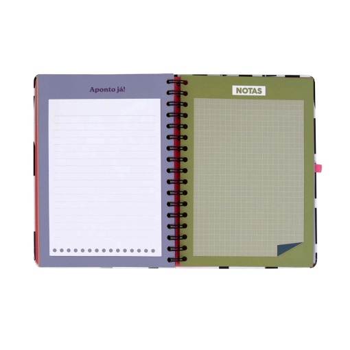 Agenda semanal 180x226mm 2027 con encuadernación en espiral Mr. Wonderful "Organizado, más o menos"