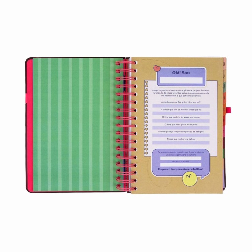 Agenda semanal 140x175mm 2027 espiral Mr. Wonderful "Full Aesthetic"