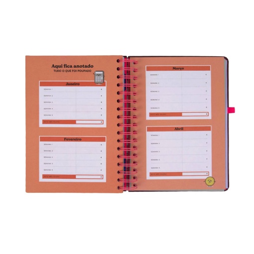 Agenda semanal 140x175mm 2027 espiral Mr. Wonderful "Full Aesthetic"