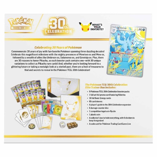Pokémon TCG: 30th Celebration - Elite Trainer Box