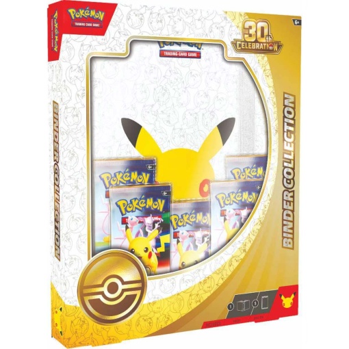 Pokémon TCG: 30th Celebration - Binder Collection álbum + 5 boosters