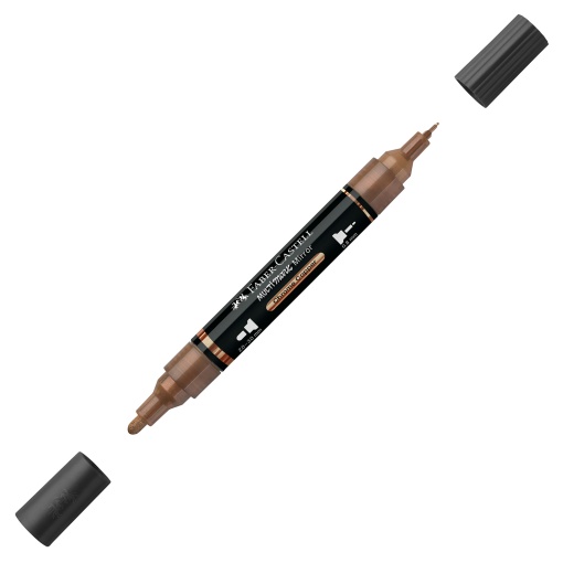 Marcador acrílico Faber-Castell Multimark bronze 552