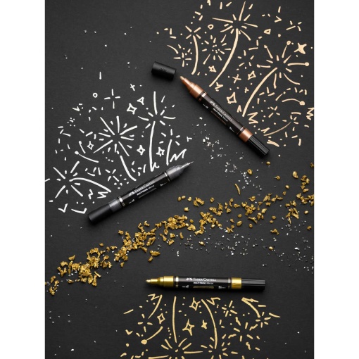 Faber-Castell Multimark acrylic marker, bronze 552