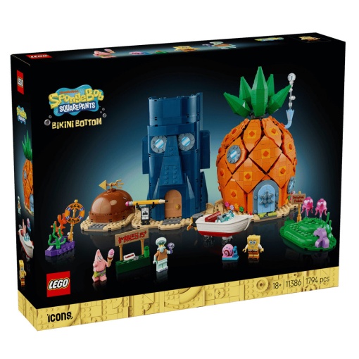 LEGO Icons SpongeBob SquarePants: Bikini Bottom 11386