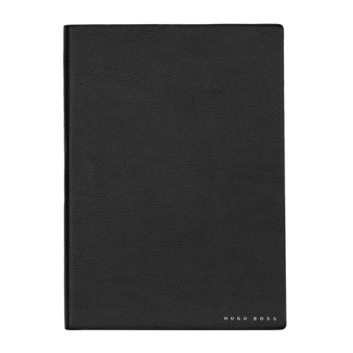 Caderno A5 pontilhado Hugo Boss Essential Storyline 80 folhas 80g preto