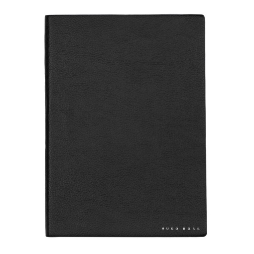 Caderno A5 pautado Hugo Boss Essential Storyline 80 folhas 80g preto