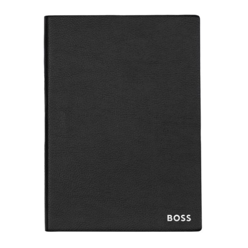 Caderno A5 liso Hugo Boss Essential Storyline 80 folhas 80g preto