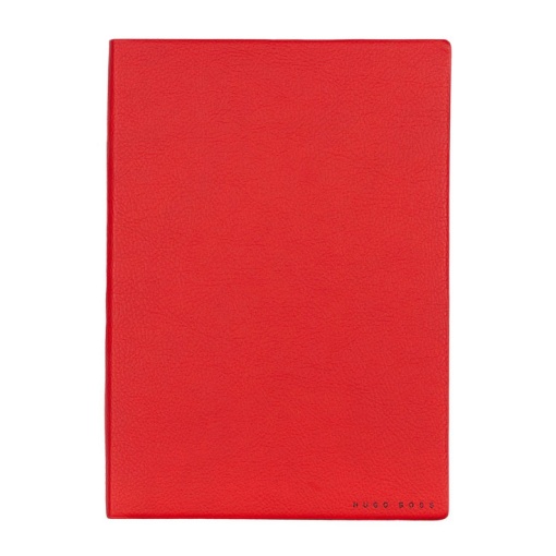 Caderno A5 pautado Hugo Boss Essential Storyline 80 folhas 80g vermelho