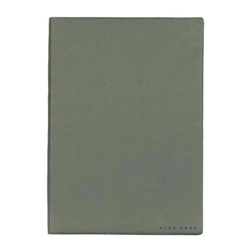 Caderno A5 pautado Hugo Boss Essential Storyline 80 folhas 80g caqui