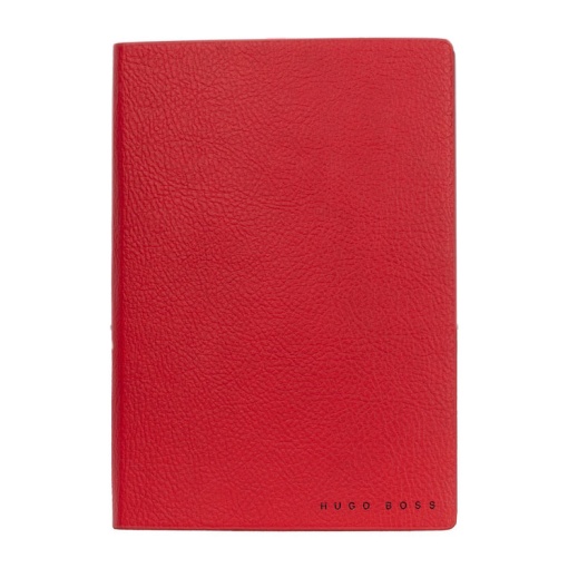 Caderno A6 liso Hugo Boss Essential Storyline 80 folhas 80g vermelho