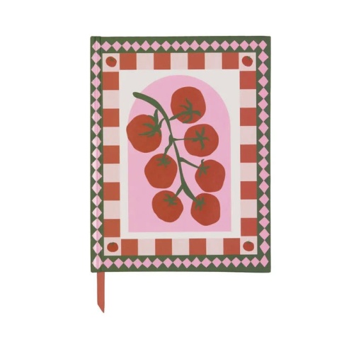 Caderno A5 pautado Design Works A Dopo tomate