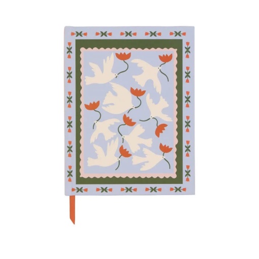 Caderno A5 pautado Design Works A Dopo flor