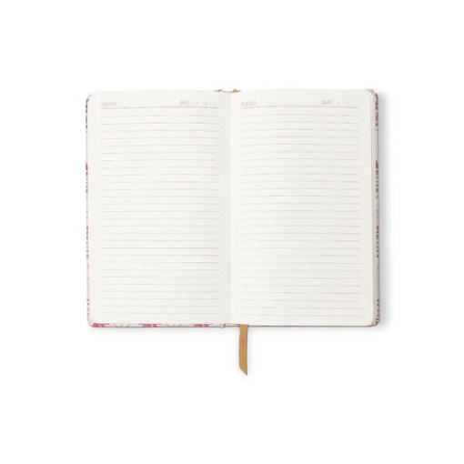 Caderno A5 pautado Design Works Tulip Tropical
