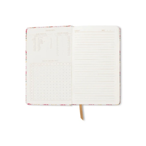 Caderno A5 pautado Design Works Tulip Tropical
