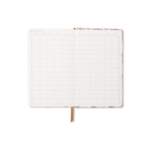Caderno A5 pautado Design Works Tulip Tropical