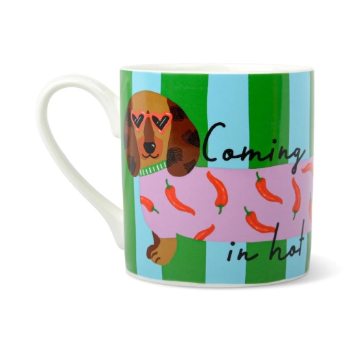 Hijinx "Coming in Hot" Ceramic Mug, 325ml