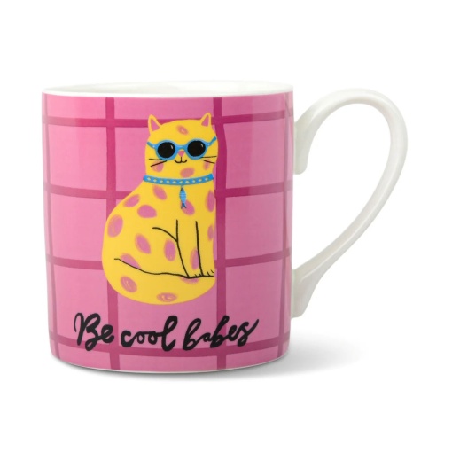 Hijinx "Be Cool Babes" ceramic mug, 325ml