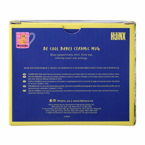 Hijinx "Be Cool Babes" ceramic mug, 325ml