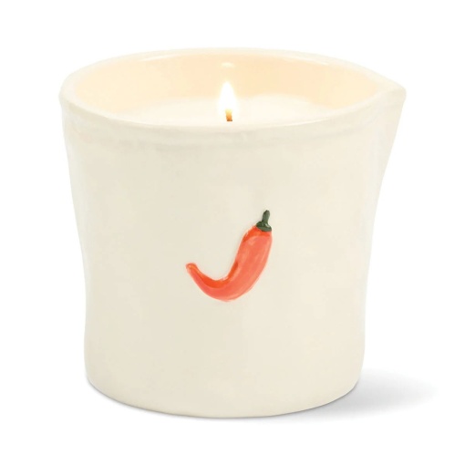 Aromatic candle in a ceramic cup, Paddywax Bistro pepper, 226g