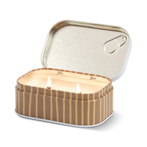 Paddywax Bistro cappuccino scented candle in a tin, 127g