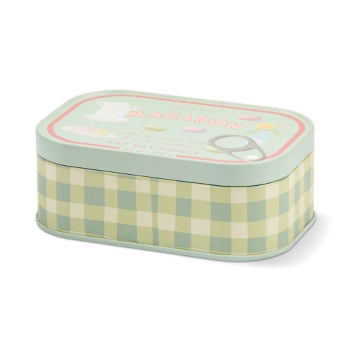 Paddywax Bistro macaron scented candle in a tin, 127g