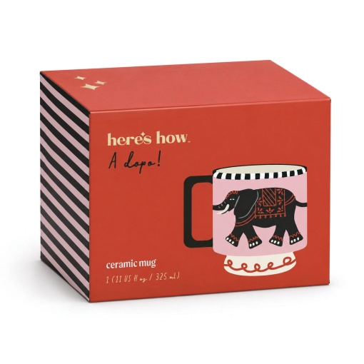 Here's How A Dopo Elephant Ceramic Mug 325ml