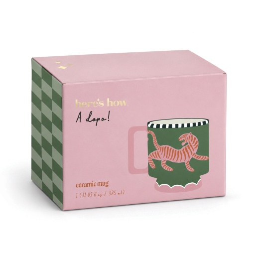 Ceramic mug Here's How A Dopo tigre 325ml