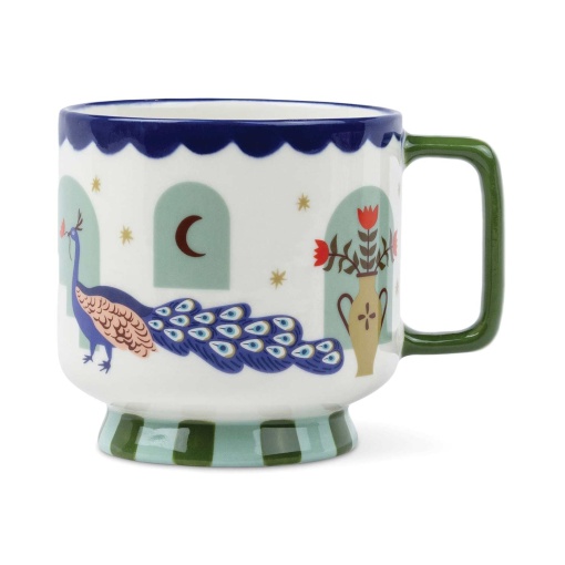 Here's How A Dopo Peacock Ceramic Mug 325ml
