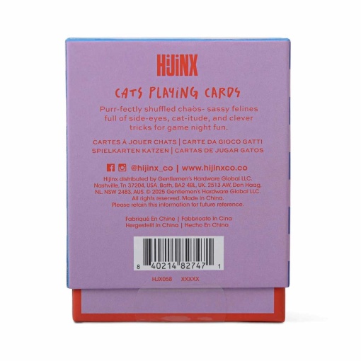 Baralho de cartas Hijinx gatos