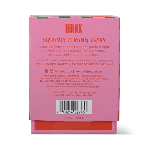 Baralho de cartas Hijinx sardinhas