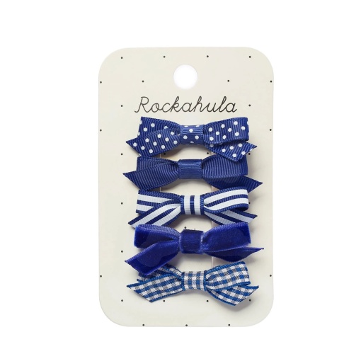 Rockahula blue bow hair spring (5 units)