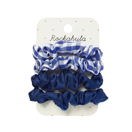 Blue Rockahula fabric hair elastics (4 units)