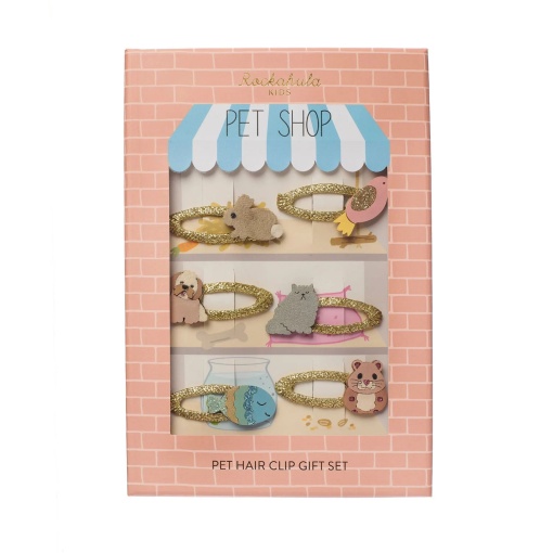 Rockahula pet shop hair clips (6 units)