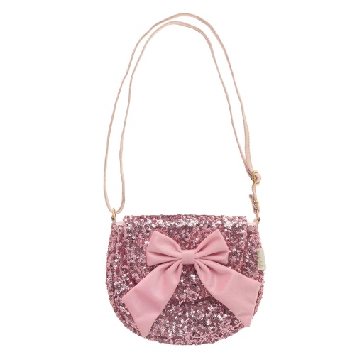 Rockahula sequined shoulder bag with pink bow