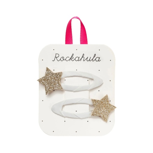 Gancho de cabelo Rockahula Christmas estrela (2 unidades)